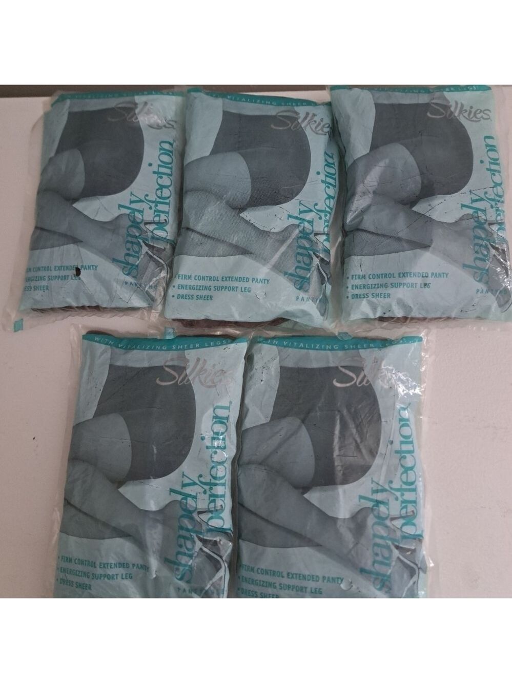 VTG Silkies pantyhose shapely perfection Queen XL mocha shade coastal glamour